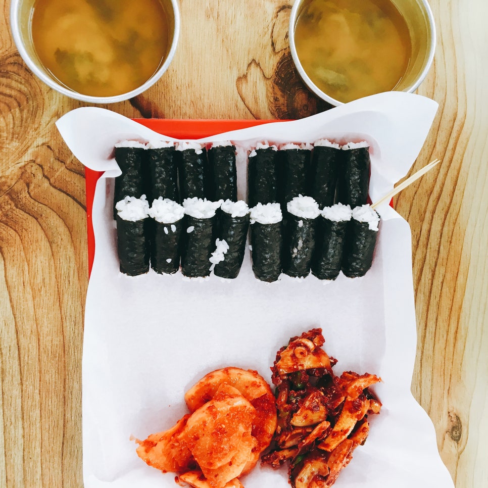 충무김밥 이미지