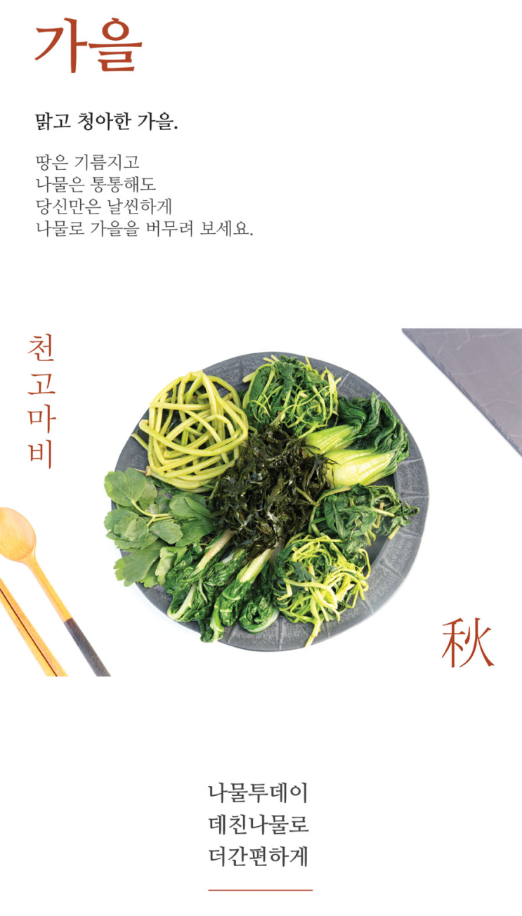 11월제철음식 제철반찬 가을나물 오픈 : 네이버 블로그