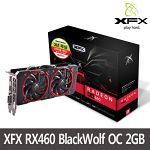 특가 XFX 라데온 RX460 BLACK Wolf OC D5 2GB