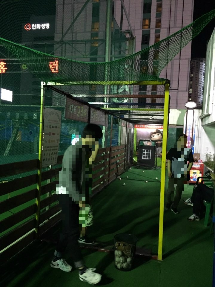 야구，사격장실내 이미지