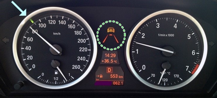 bmw 544 dynamic cruise control