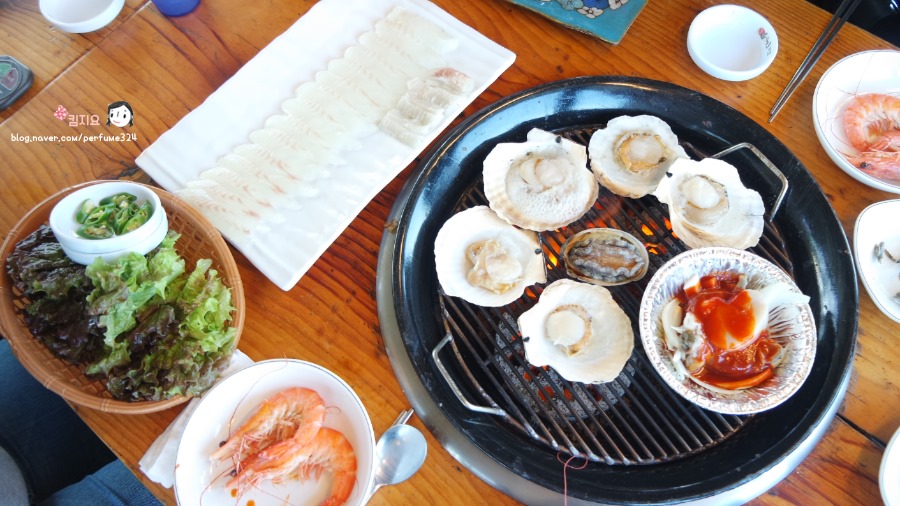 바다회조개구이 이미지