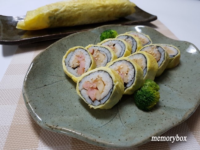 계란김밥 이미지