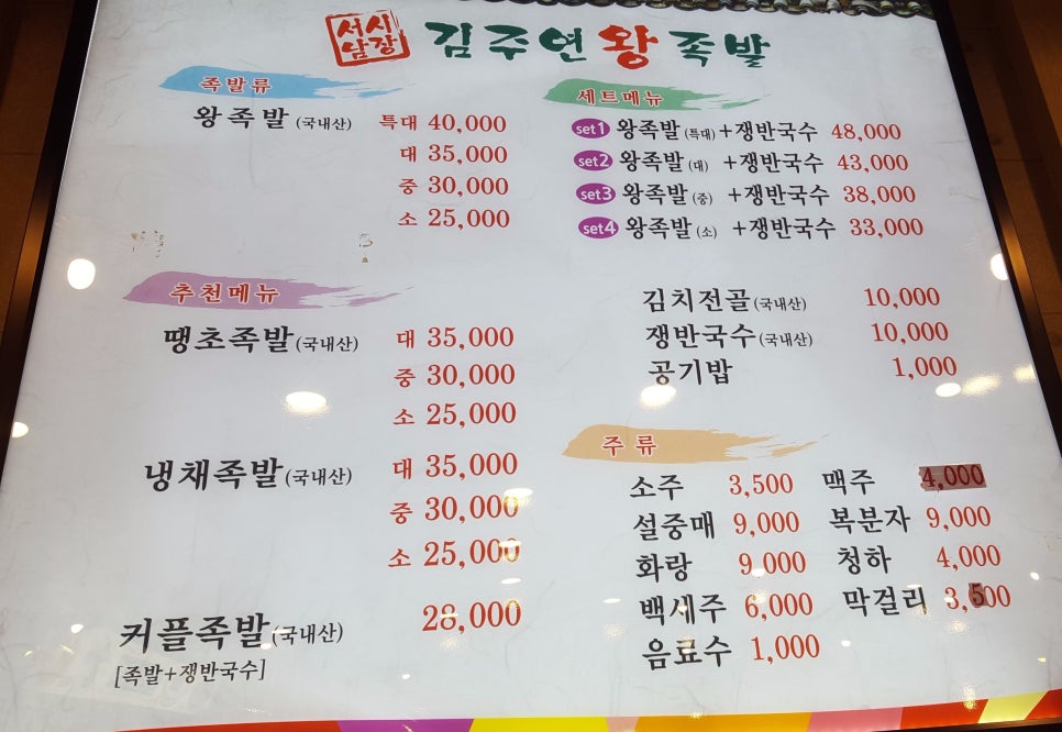 용산서남왕족발 이미지
