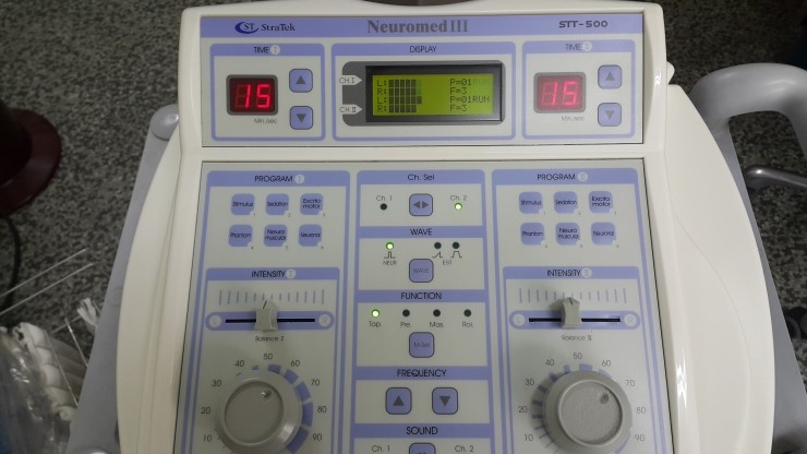 스트라텍 stt-500 2인용 텐스 저주파자극기 물리치료기 통증완하기 : 네이버 블로그