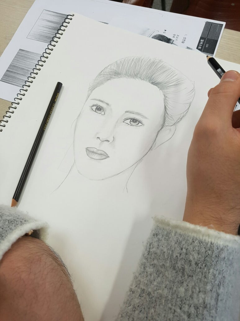 장헤어스케치 이미지