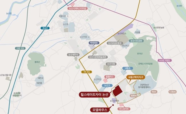 논산내동초등학교 이미지