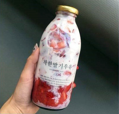 리얼생딸기우유 이미지