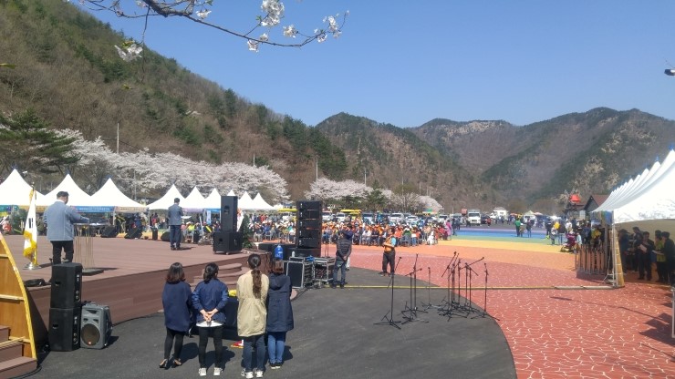 산꽃벚꽃오토캠핑장 이미지