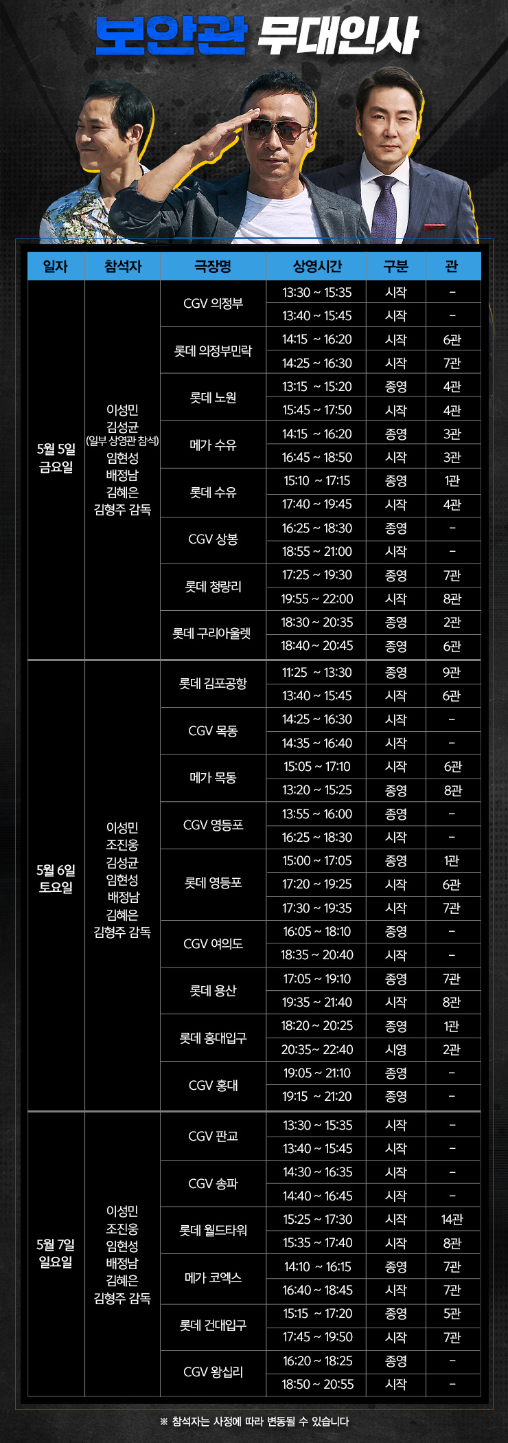 CGV 수유 3관 이미지