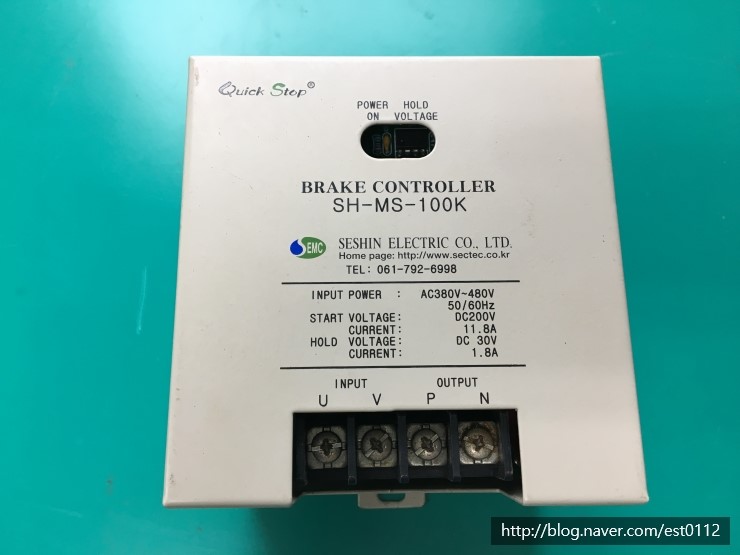 SESHIN BRAKE CONTROLLER SHMS100K 네이버 블로그