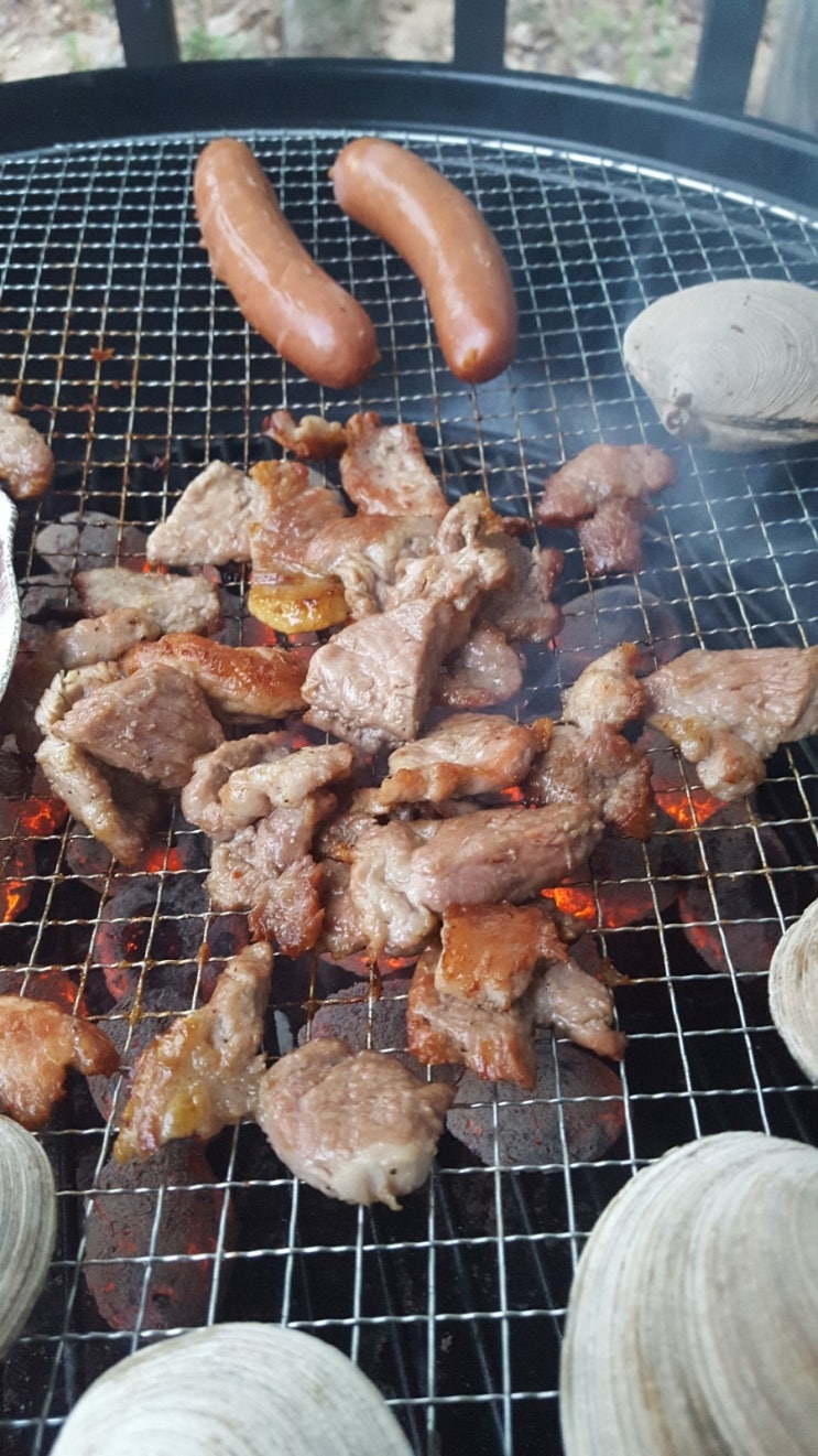 별 헤는 강 이미지