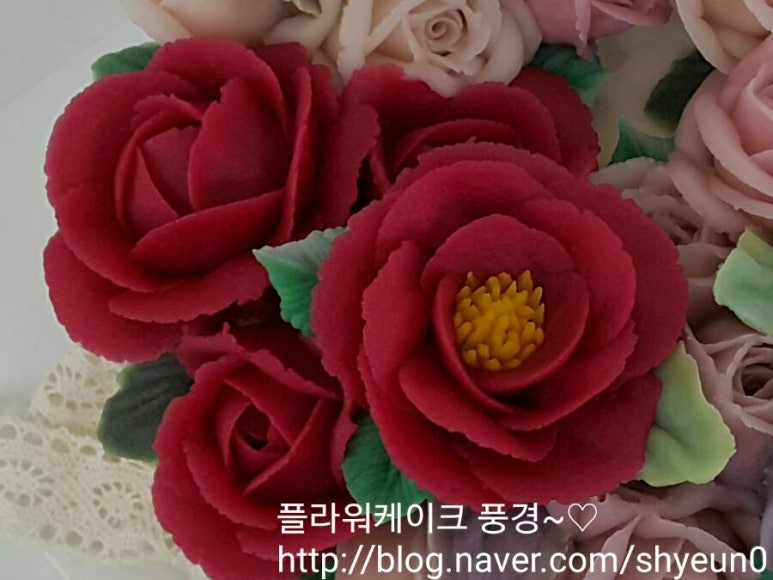 플라워케이크풍경 이미지