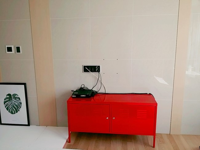 벽걸이티브이tv티비방문설치셋톱 이미지