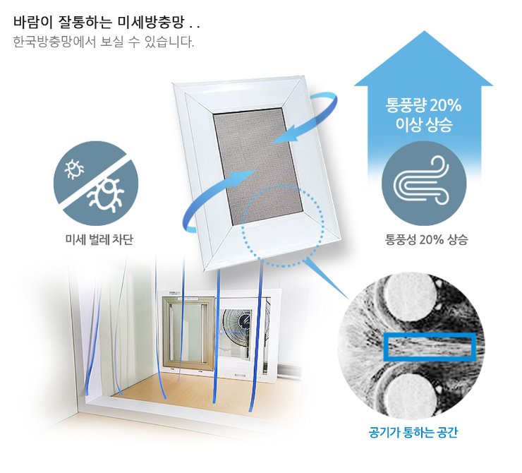 한국방충망 이미지