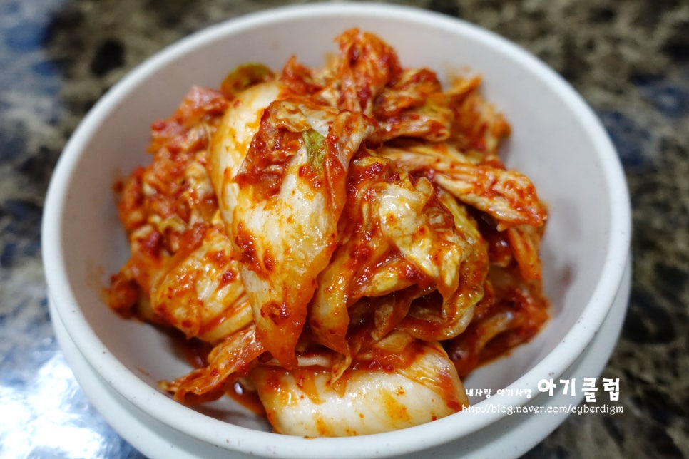 장모님칼국수.김치 이미지