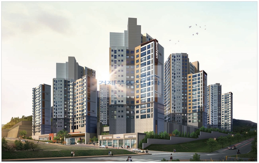 KCC스위첸 아파트 투시도