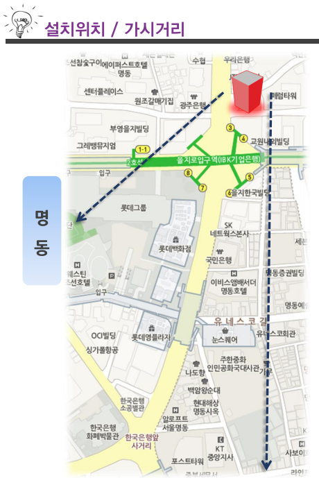 명동광고 이미지