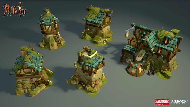 Airborn Studios - Albion Online : Steppe 2d concepts