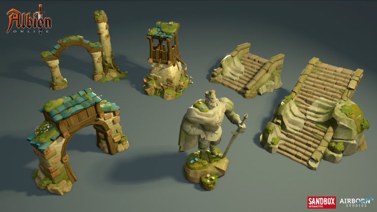 Airborn Studios - Albion Online : Steppe 2d concepts