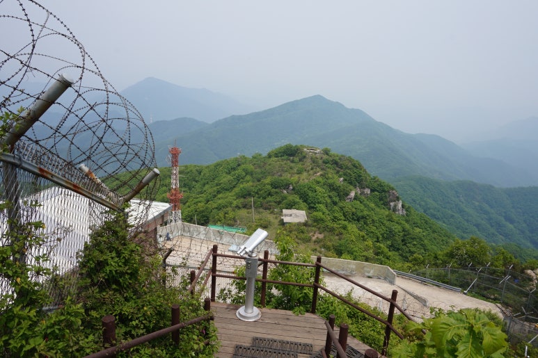 용문산 가섭봉 조망 이미지