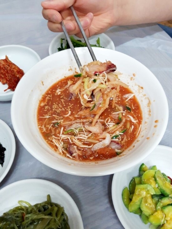 사계절물회 이미지