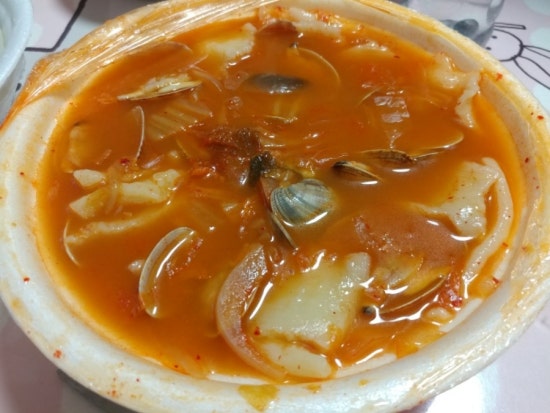 장모님칼국수.김치 이미지
