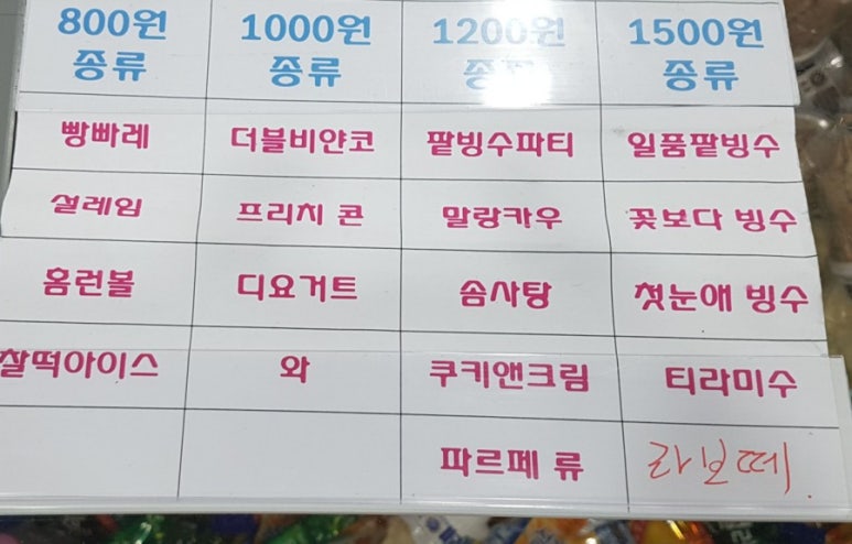 스위트타임아이스크림할인점 이미지