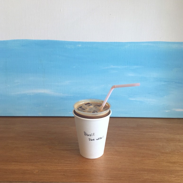 플랫커피 이미지
