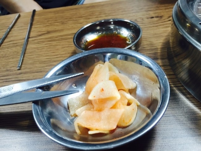 장수밀면 이미지