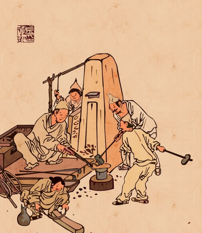 단원 김홍도 '대장간' : 네이버 블로그