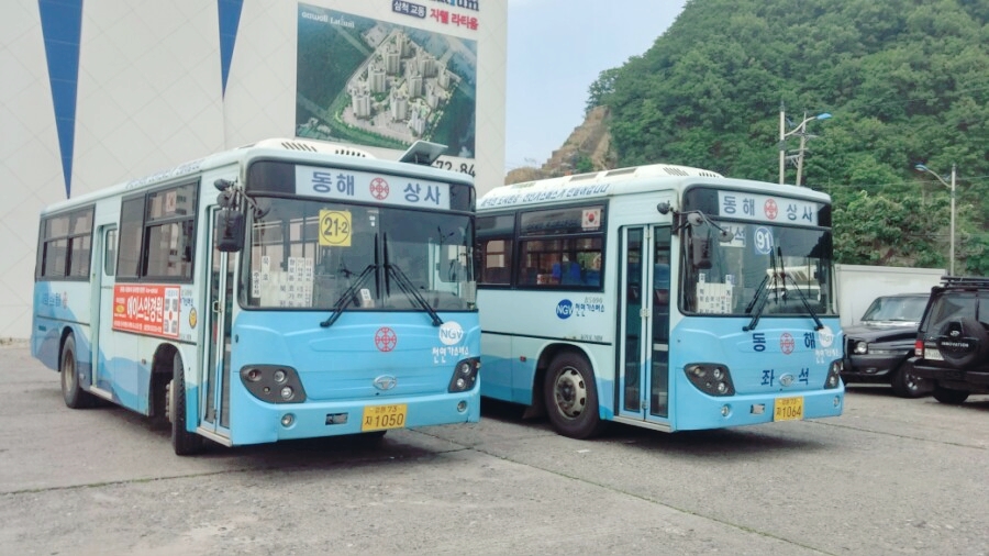 시내버스주차장 이미지