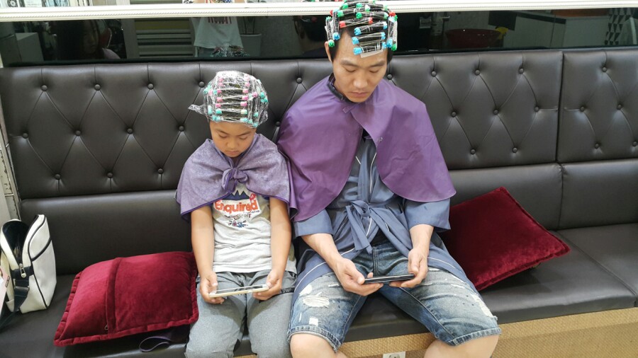 아지트 헤어샵 이미지