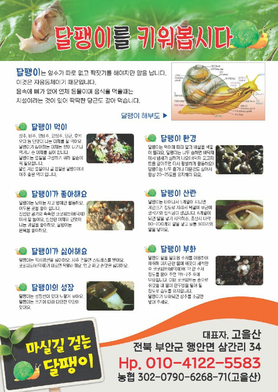 마실길 걷는 달팽이 농장 이미지