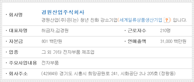 주식회사 경원 이미지