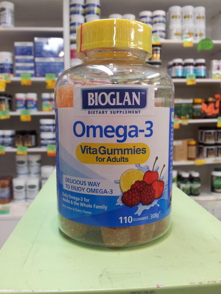 [Bioglan] Omega3 Vita Gummies for Adult (110c) / 바이오 글란 오메가3 네이버 블로그