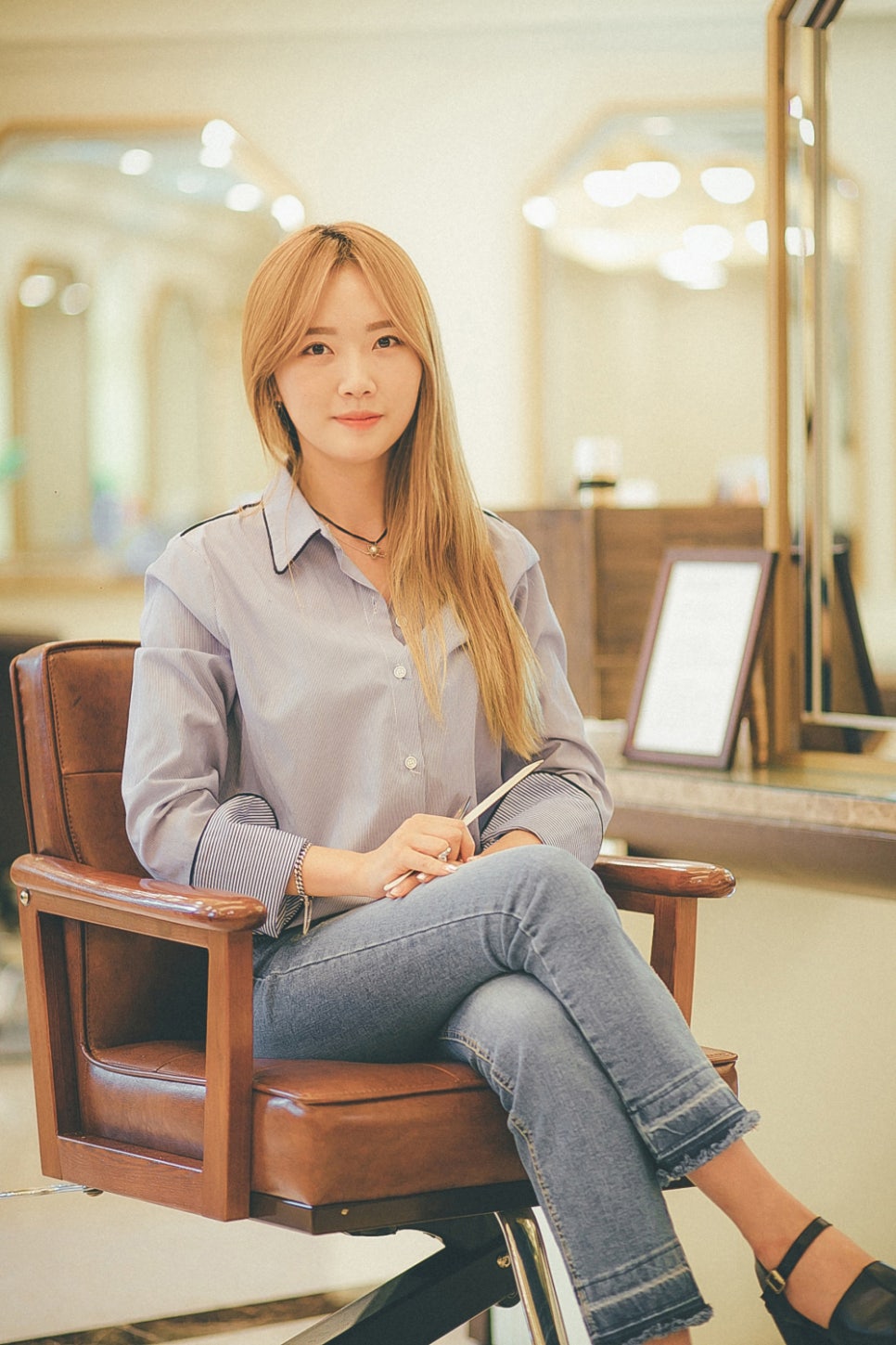 청담헤어샵 이미지