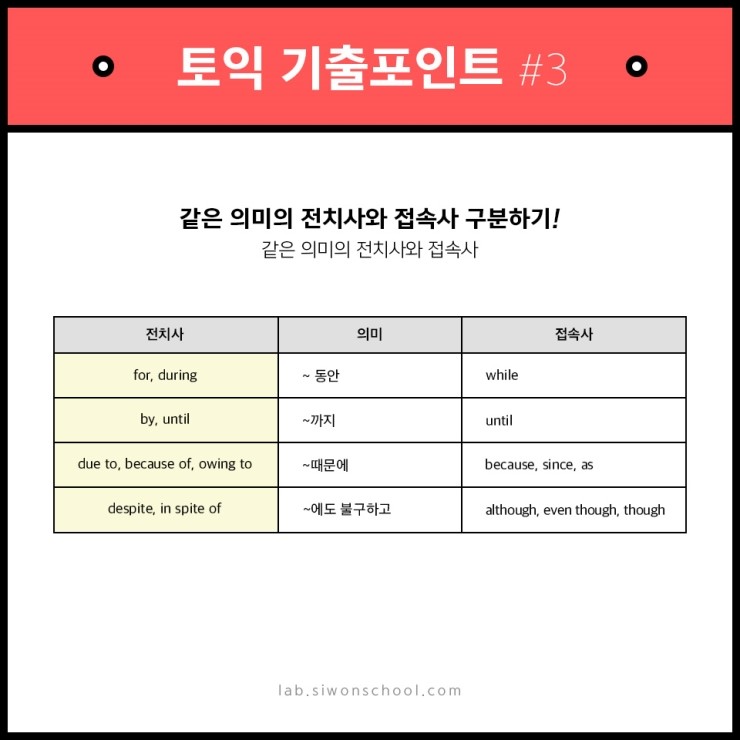 [토익필수문법] 필수로 암기해야하아는 전치사 기출 포인트2! : 네이버 블로그