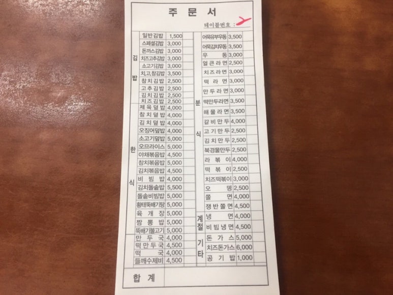 건방진김밥 이미지