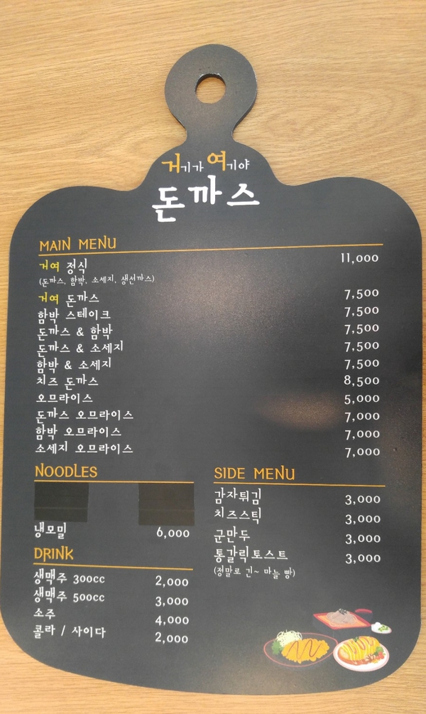 거기가 여기야 돈까스 이미지