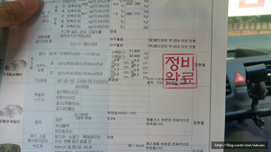 자동차검사소고객정비코너 이미지