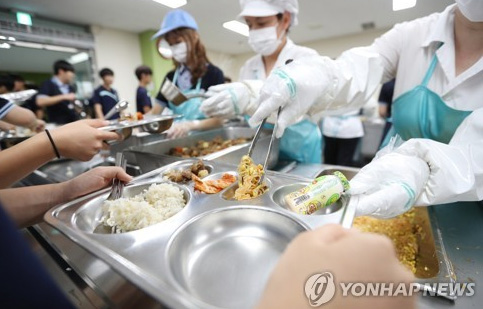 익산학교급식 이미지