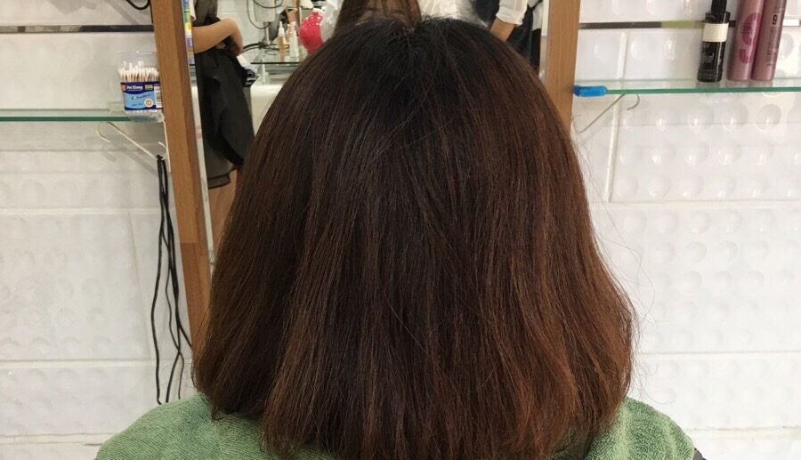 쁘띠헤어 염색# 이미지