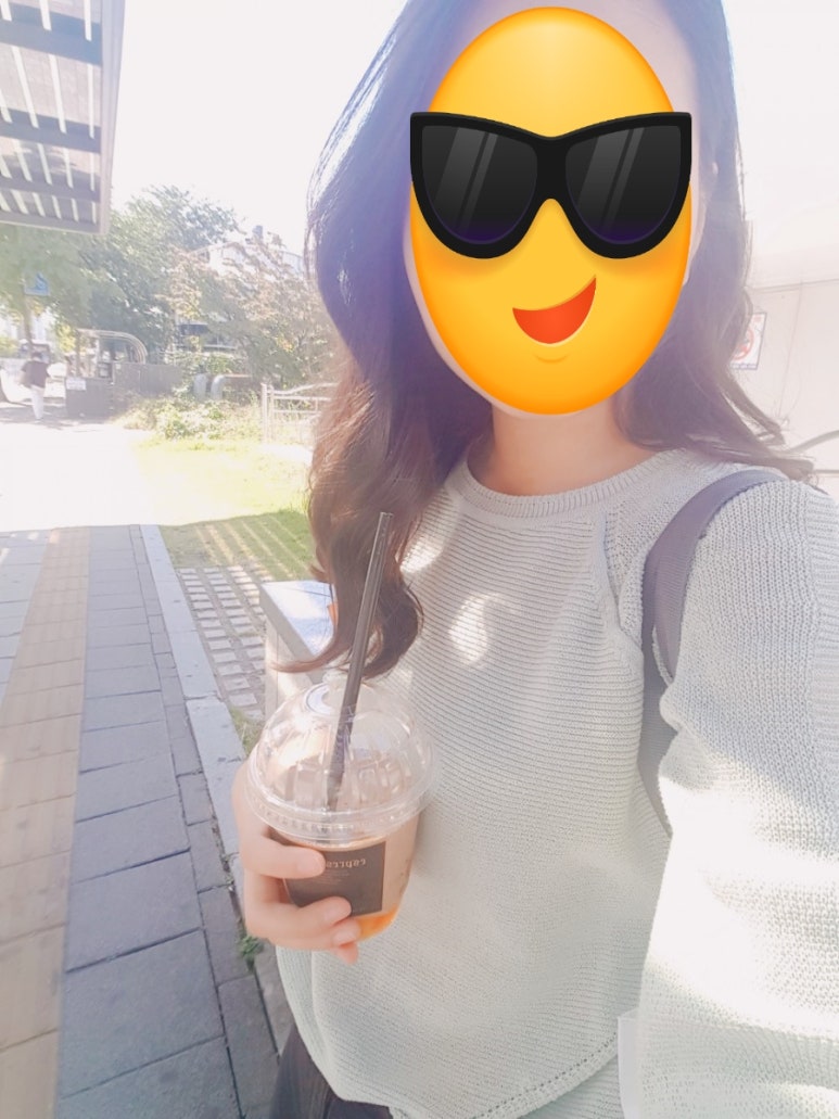 꼬부리헤어 이미지