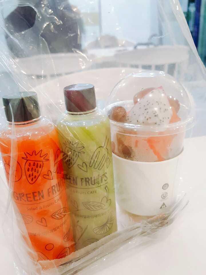 샐러드&후르츠 이미지