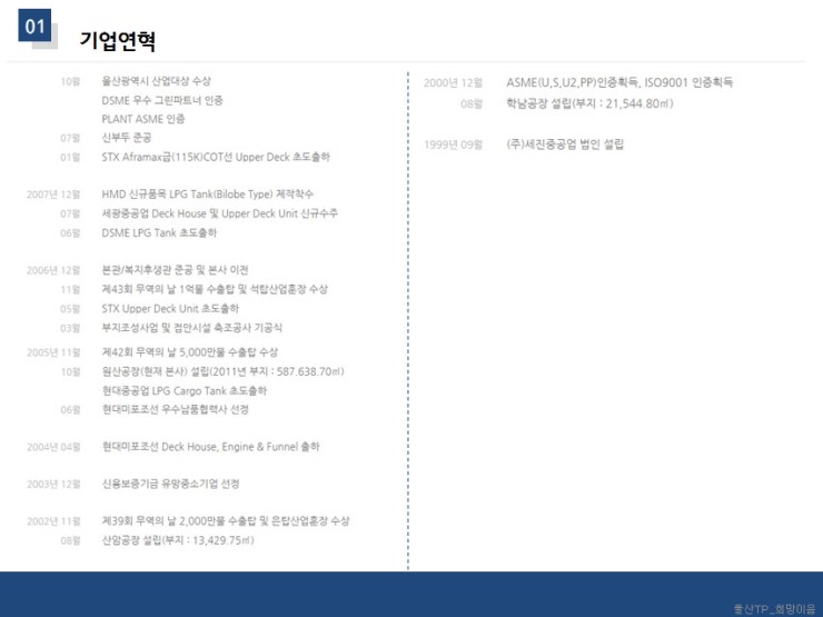 (주)세진중공업 이미지