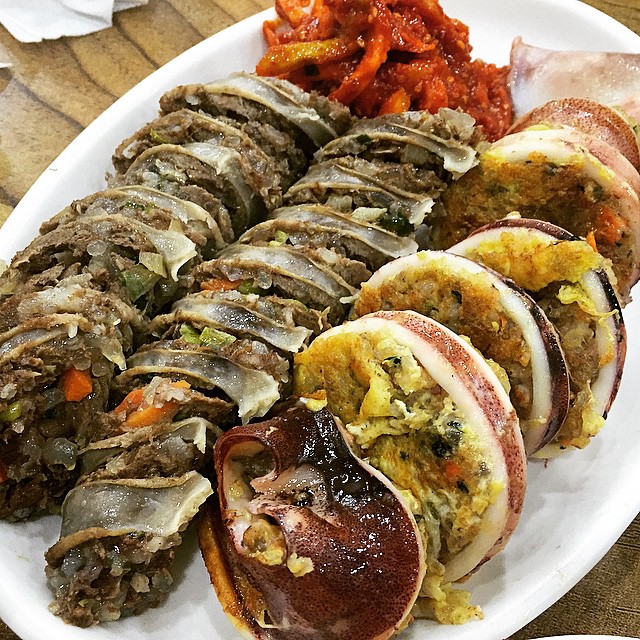 아바이순대 이미지