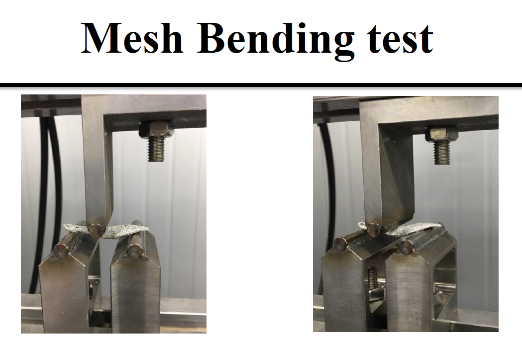 두번째로는 다공성으로 만들어진 Mesh 형태의 Implate 시험 결과 입니다.