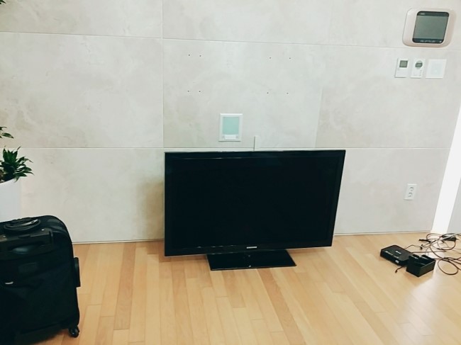 벽걸이티브이tv티비방문설치셋톱 이미지