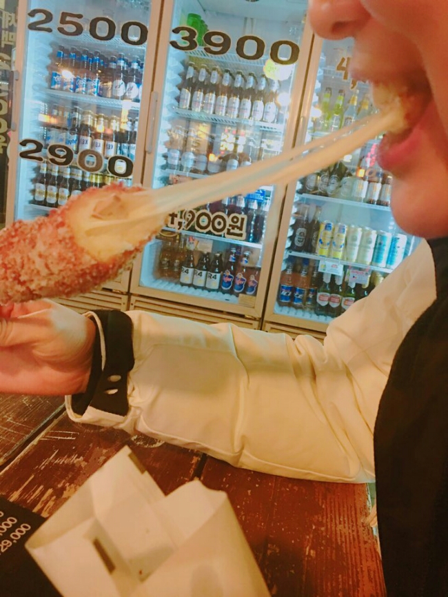명량시대쌀핫도그 이미지